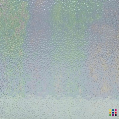 W Dew Drop 01 IRID clair iridescent 27x27cm