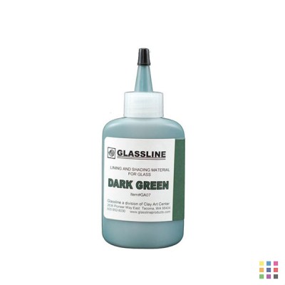 Crayon Glassline GA07 vert foncé 56g