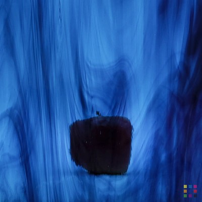OS Waterglass 433-1W-F bleu acier et bleu ciel 56x122cm