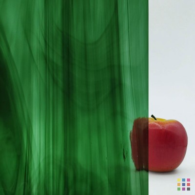OS Waterglass 422-1W-F deep olive and sea green 56x122cm