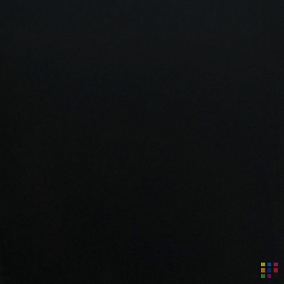 W Opalescent DR BLACK noir opaque 82x107cm