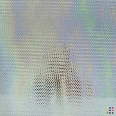 W Cube 01 IRID iridescent clear 82x107cm