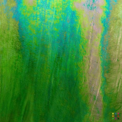 W Wisspy WO-101 IRID verde oscuro iridiscente 82x107cm