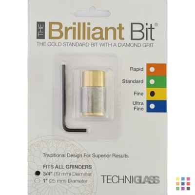 Meule diamantée Techniglass 19mm grain fin