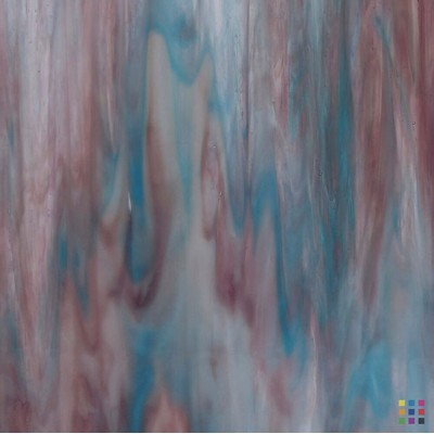 W Wisspy WO-85 pourpre moyen et bleu ciel 82x107cm