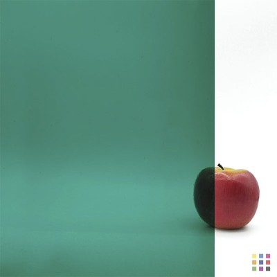 OS Transparent 523-2S-F teal green 61x122cm