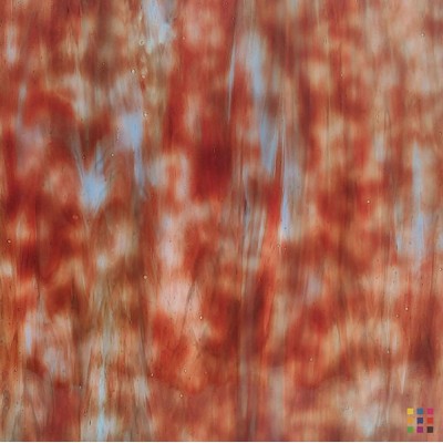 W Wisspy WO-710 burgundy and blue "Mystic" 82x107cm