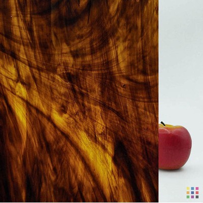 W Wisspy WO-706 light amber and brown "Mystic" 82x107cm W Wisspy WO-706 light amber and brown "Mystic" 82x107cm