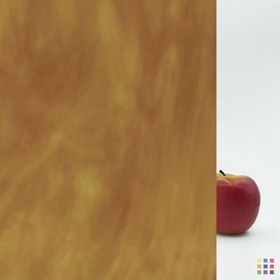 W Opalescent 317-D dark amber 82x107cm
