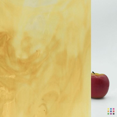 W Opalescent 58-D ambre moyen 82x107cm