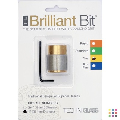 Techniglass fine grit 25mm diamond bit