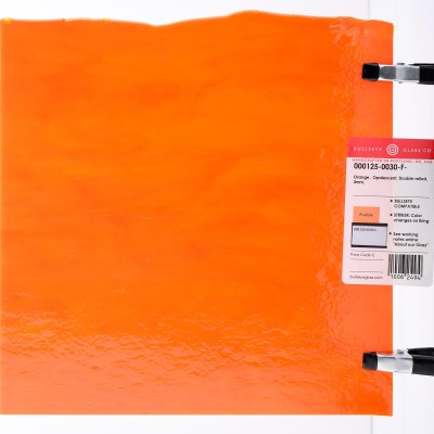 B Opalescent 0125-30 orange 51x89cm Striker*