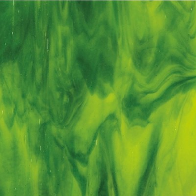 B Streaky 2121-30 yellow and deep forest green 51x89cm