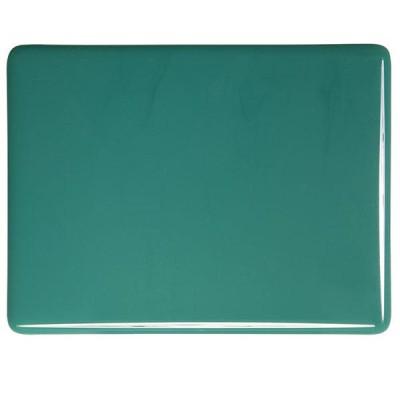 B Opalescent 0144-30 teal green 51x89cm