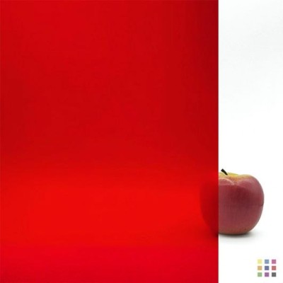 OS Transparent 151S-F rouge clair 61x122cm