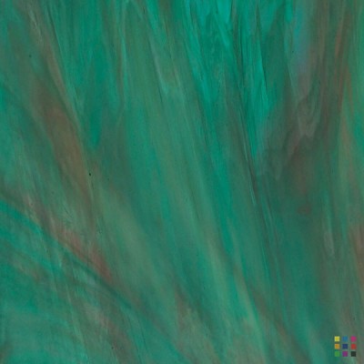 W Wisspy WO-251 verde turquesa y púrpura 82x107cm