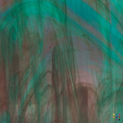 W Wisspy WO-251 verde turquesa y púrpura 82x107cm W Wisspy WO-251 verde turquesa y púrpura 82x107cm