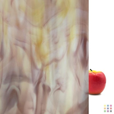 OS Opalescent 641-7S-F pourpre et ambre 61x122cm