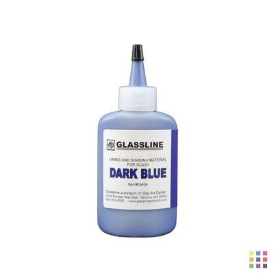 GA04 dark blue Glassline pen 56g