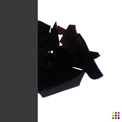 Confetti 0025 transparent black 300g