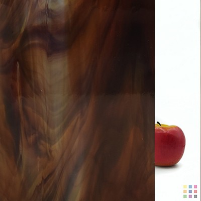 OS Opalescent 317-6S-F ambre foncé 61x122cm