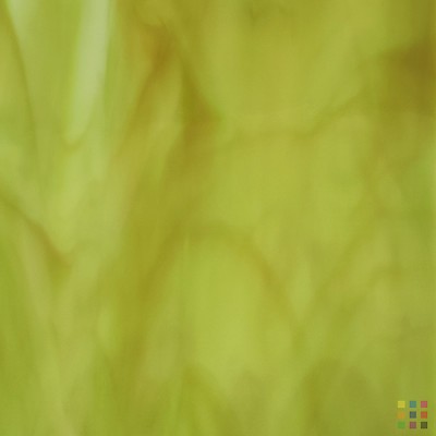 OS Opalescent 621-7S-F green and amber 61x122cm