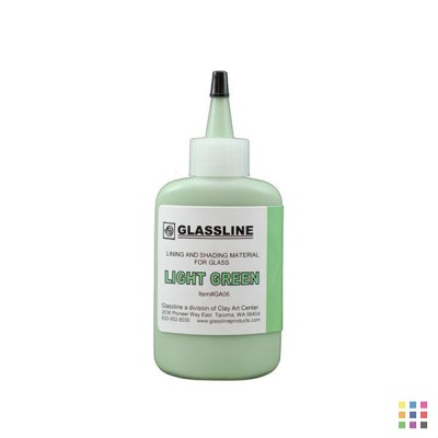 GA06 light green Glassline pen 56g
