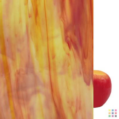 W Opalescent 27-D orange 82x107cm