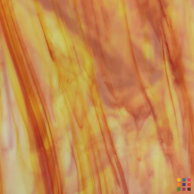 W Opalescent 27-D orange 82x107cm