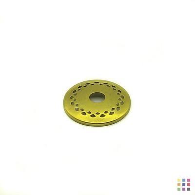 Perforated round cap 5cm