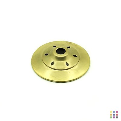Dessus de lampe rond ajouré 6,5cm