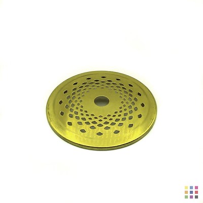 Dessus de lampe rond perforé 8,8cm
