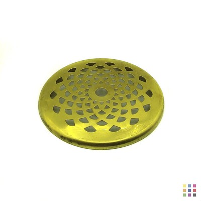 Perforated round cap 10.1cm