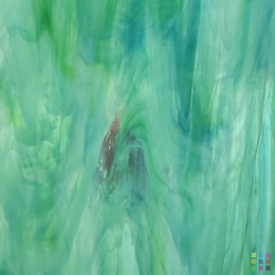 OS Pearl Opal 6023-83CC-F "Aqua-Lime" 61x122cm