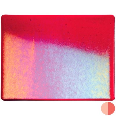 B Transparent 1122-31 rouge iridescent 51x89cm Striker*