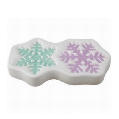 Molde "Copos de nieve" 23x13cm