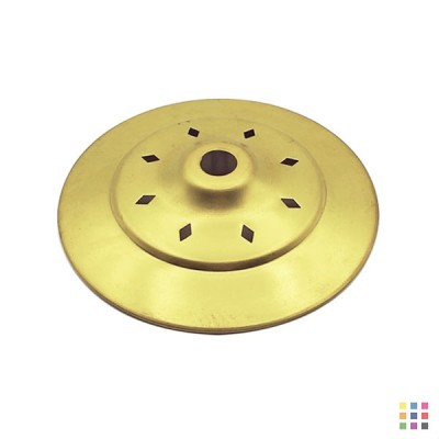 Dessus de lampe rond ajouré 11,3cm