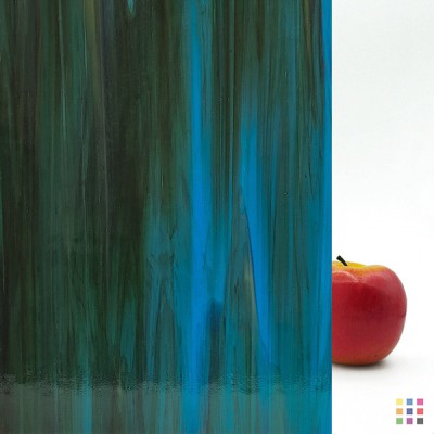 W96 Opalescent 96-39 ivoire et bleu moyen 82x107cm