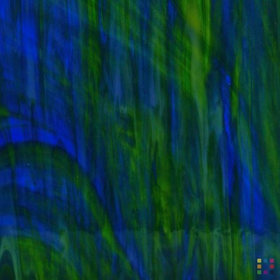 W Wisspy WO-330 yellowish green and blue 82x107cm