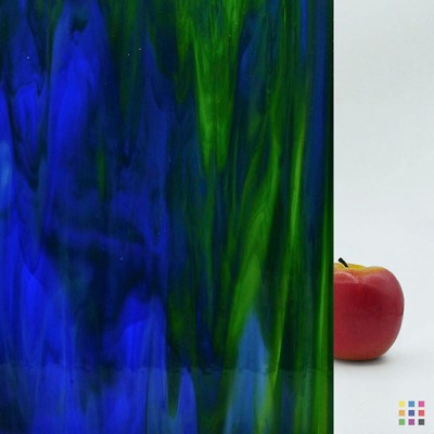 W Wisspy WO-330 vert jaunâtre et bleu 82x107cm
