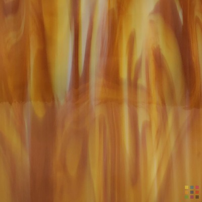 OS Opalescent 317-2S-F medium amber 20x30cm