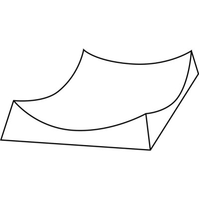 Moule carré incurvé 11x11cm