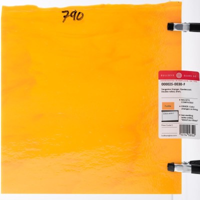 B Opalescent 0025-30 orange mandarine 51x89cm Striker*