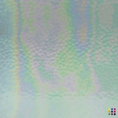 W Hammered 01 IRID clair iridescent 27x27cm