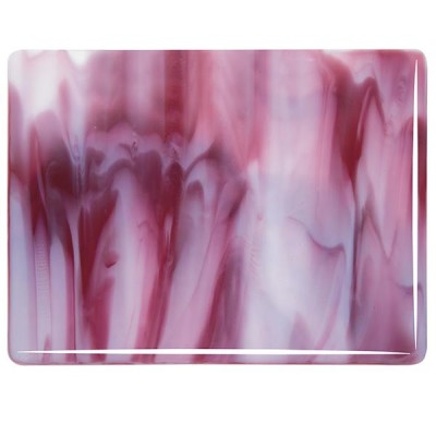 B Streaky 2310-30 cranberry pink and white 51x89cm