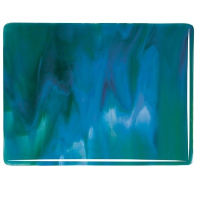 B Streaky 3045-30 azure blue, jade green and neo-lavender shift 51x89cm