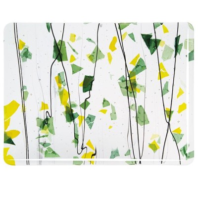 B Fracture & Streamers 4112-00 verde y amarillo 51x89cm