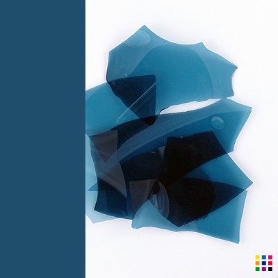 Confettis 0096 bleu verdâtre transparent 300g