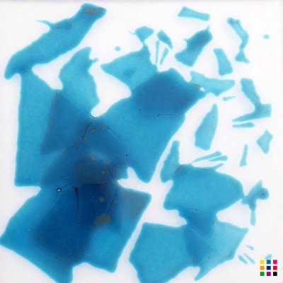 Confettis 0096 bleu verdâtre transparent 300g