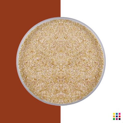 Frittes Float grain fin 0165/2 ambre semi-opalescent 250g
